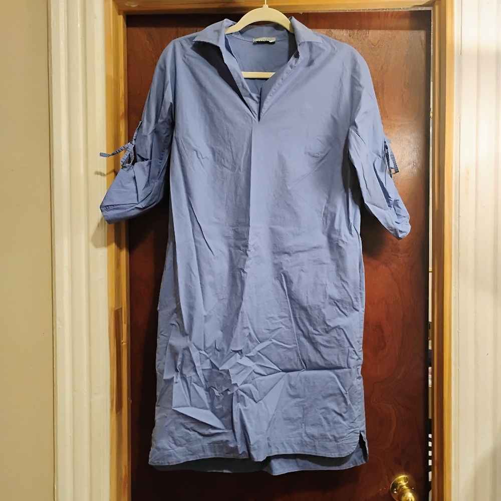 Rosso 35, Size: S (46 in Italy Size), Blue Dress With Pockets